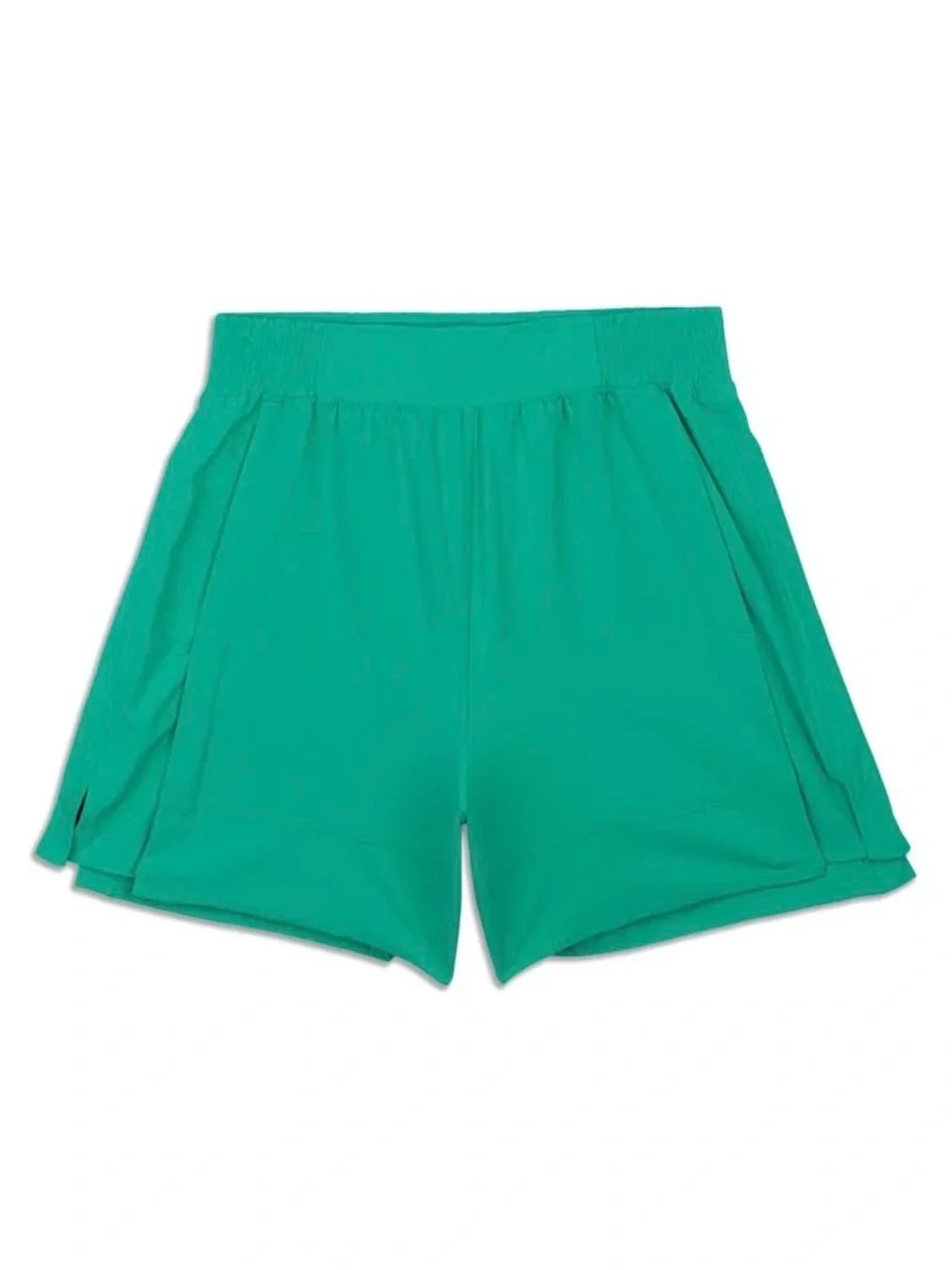 LULULEMON STRETCH WOVEN RELAXED FIT HIGH RISE SHORT 4” INSEAM KELLY GREEN SZ SM